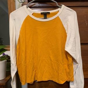 2 cropped long sleeve shirts